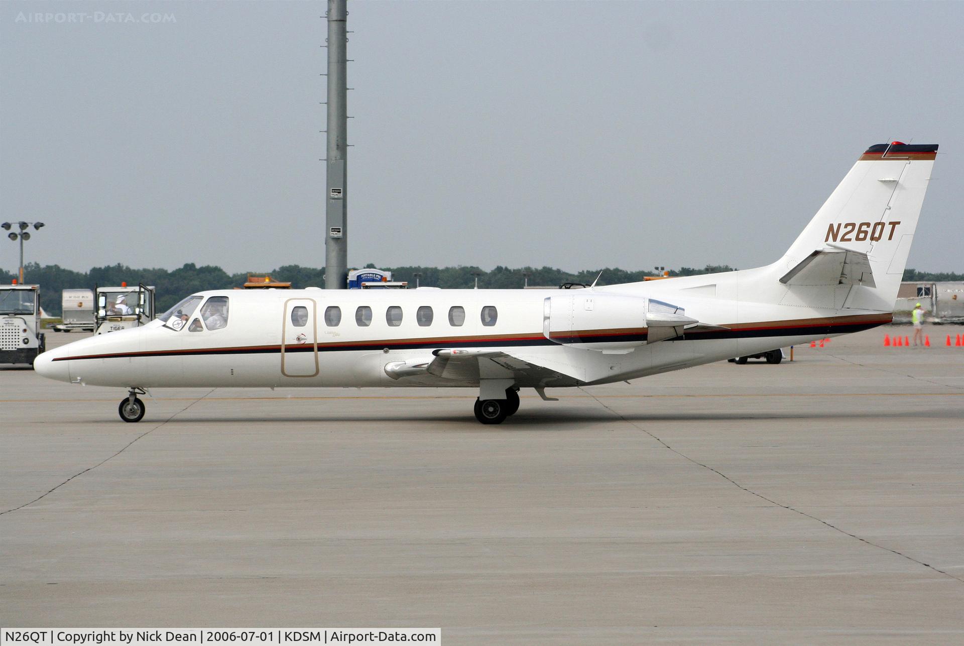 N26QT, 1998 Cessna 560 C/N 560-0498, KDSM