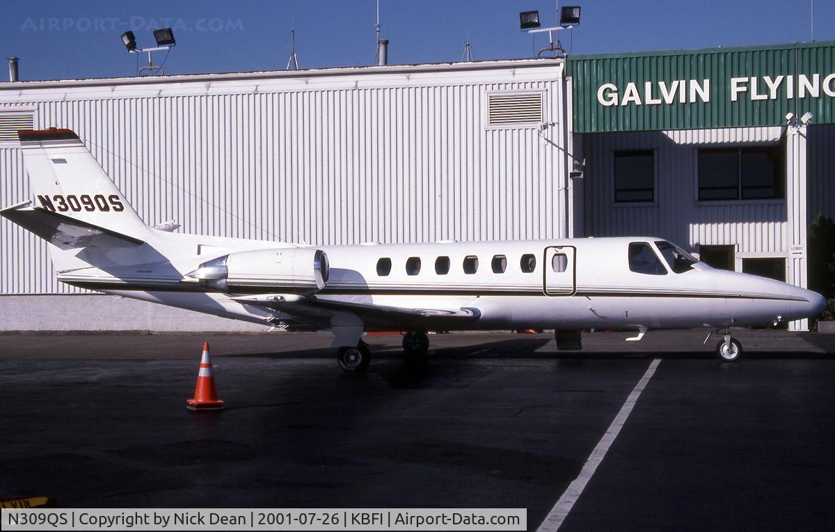 N309QS, 1999 Cessna 560 Citation Ultra C/N 560-0509, KBFI