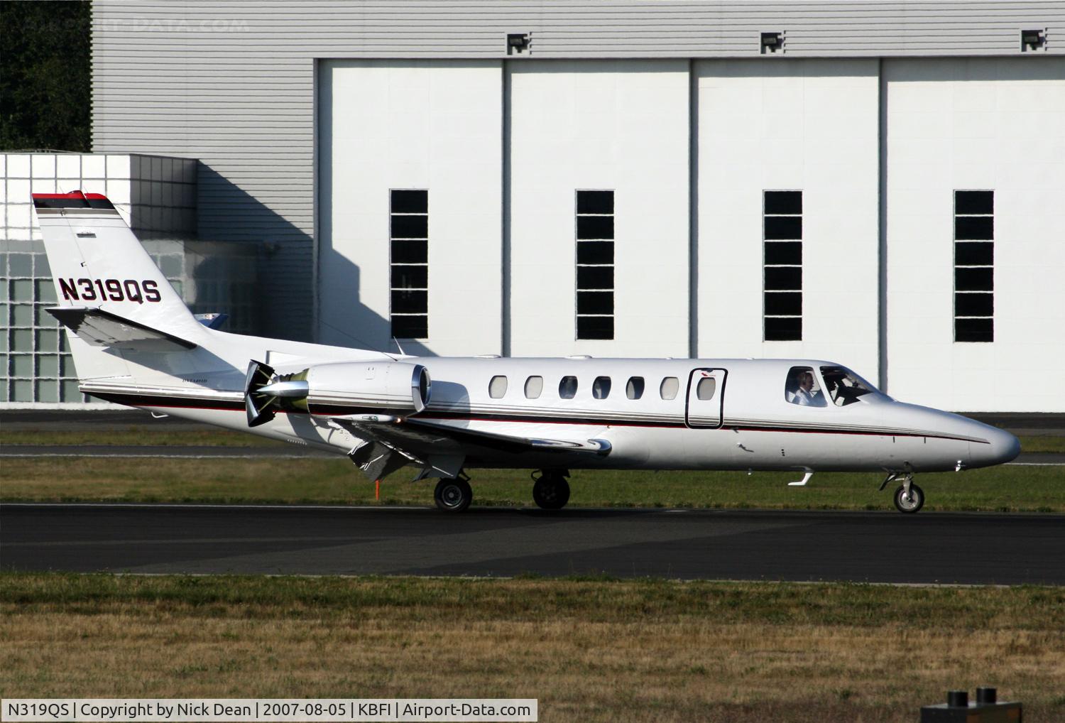 N319QS, 1999 Cessna 560 Citation Ultra C/N 560-0519, KBFI