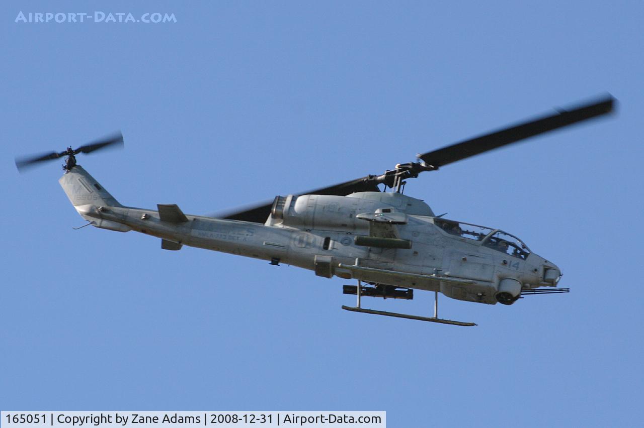 165051, Bell AH-1W Super Cobra C/N 26211, USMC AH-1W Cobra flyover at the 2008 Armed Forces Bowl - Fort Worth, TX