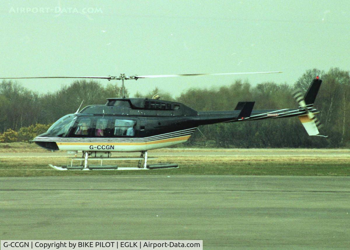 G-CCGN, 1980 Bell 206L-1 LongRanger II C/N 45534, LONG RANGER APRIL 2004