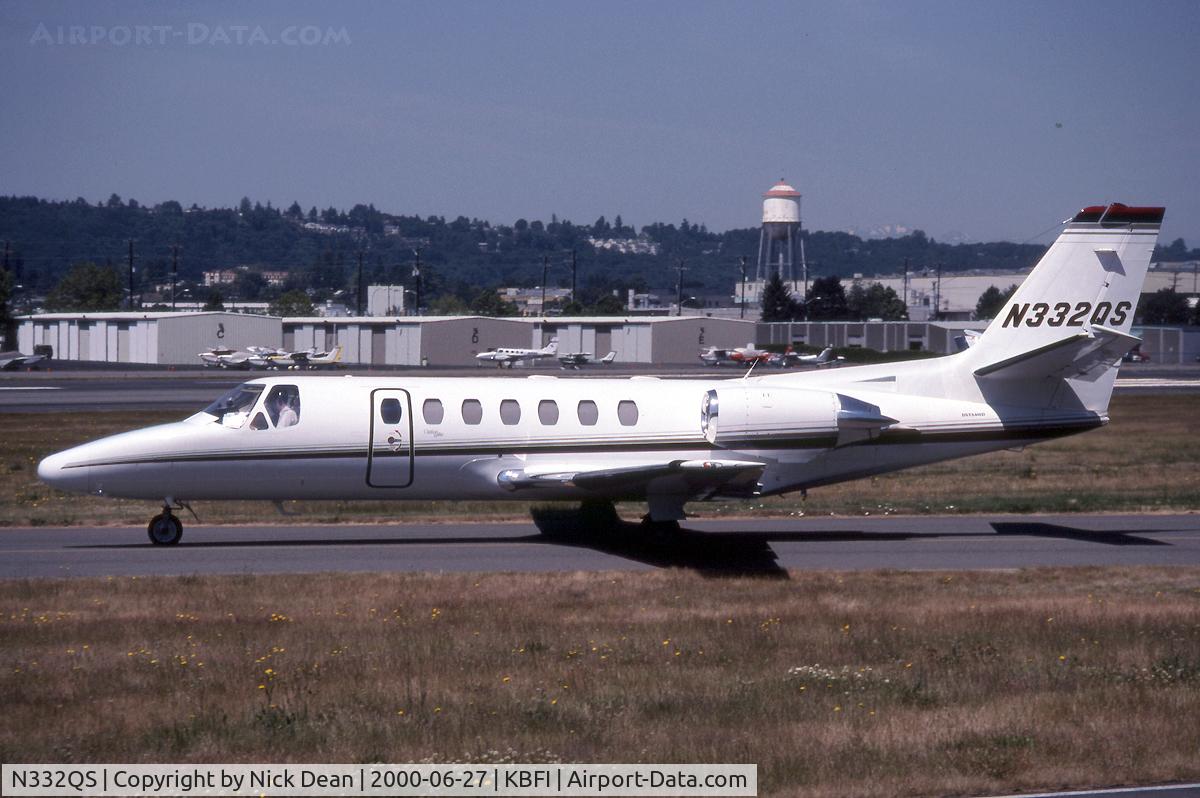 N332QS, 1999 Cessna 560 C/N 560-0523, KBFI