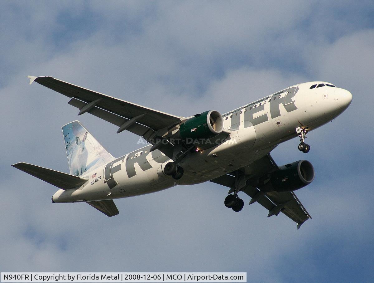 N940FR, 2005 Airbus A319-111 C/N 2465, Frontier 
