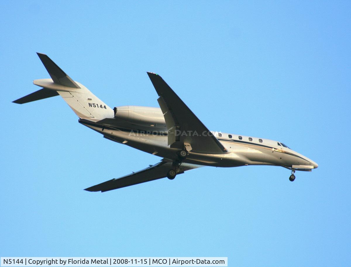 N5144, 1997 Cessna 750 Citation X Citation X C/N 750-0017, Citation X