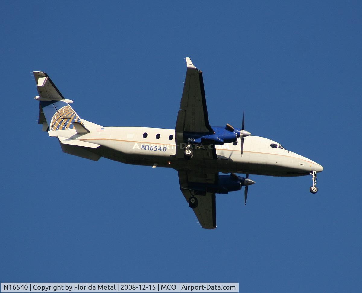 N16540, 1995 Beech 1900D C/N UE-172, Continental Connection B1900D
