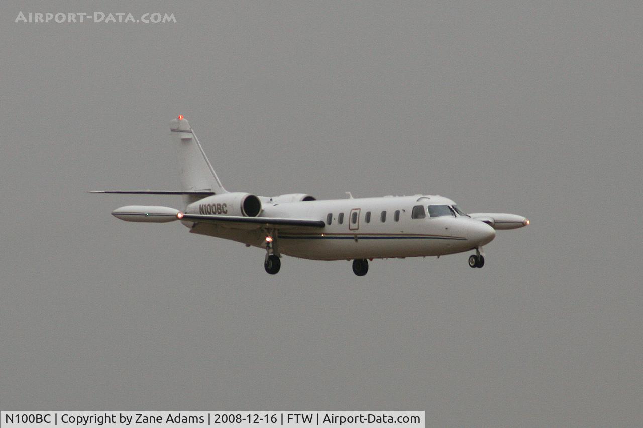 N100BC, 1987 Israel Aircraft Industries IAI-1124A Westwind II C/N 438, Nice foggy day for flying...Landing 34 Meacham Field
