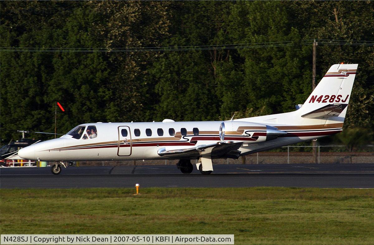 N428SJ, 2001 Cessna 560 Citation Encore C/N 560-0584, KBFI
