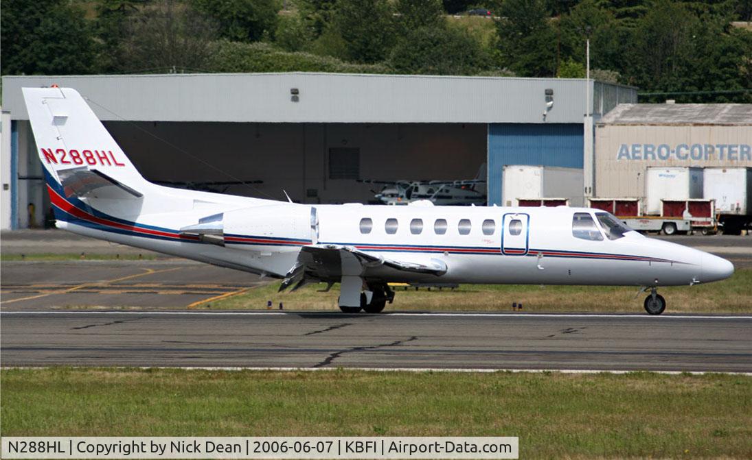 N288HL, 2002 Cessna 560 Citation Encore C/N 560-0599, KBFI