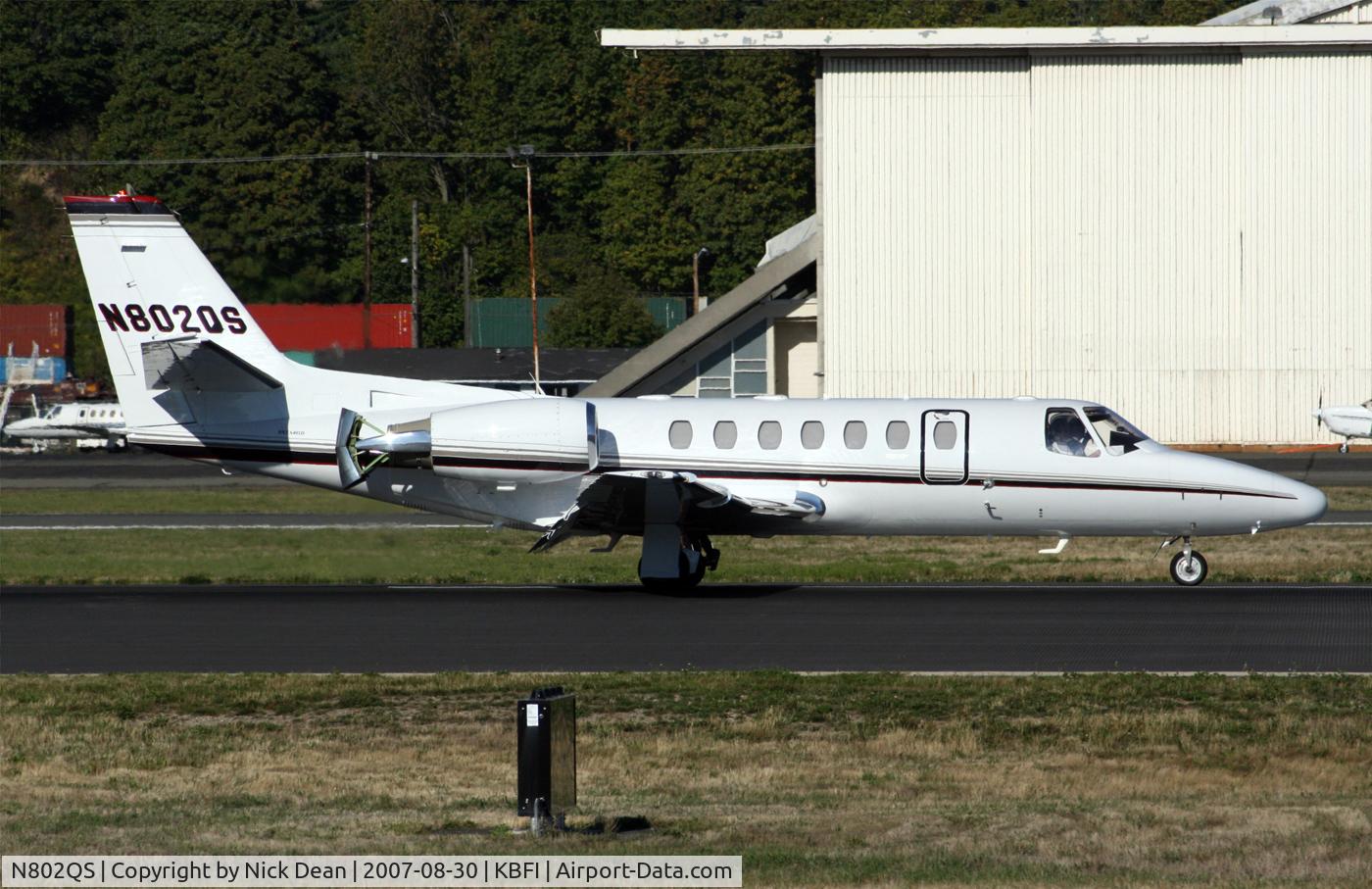 N802QS, 2006 Cessna 560 Citation Encore C/N 560-0706, KBFI