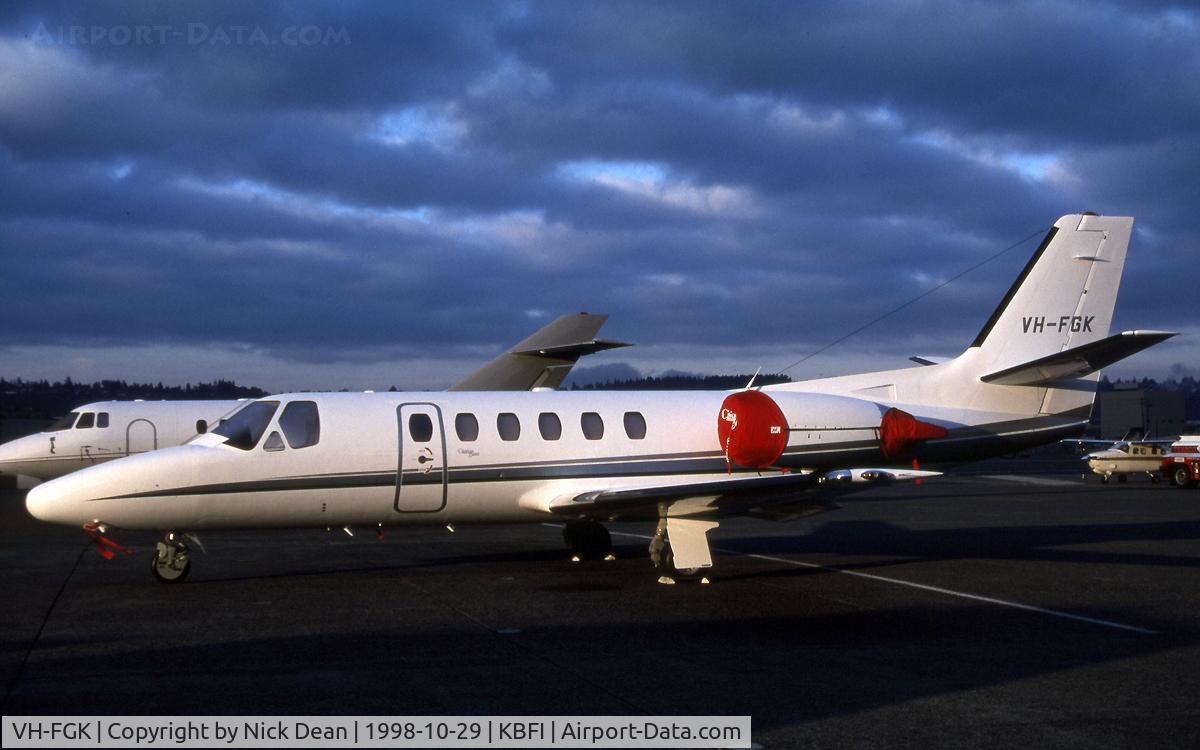 VH-FGK, 1998 Cessna 550 Citation Bravo C/N 550-0852, KBFI