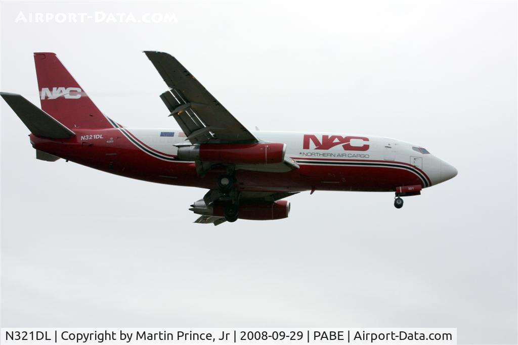 N321DL, 1984 Boeing 737-232 C/N 23093, Northern Air Cargo Landing 18 Bethel