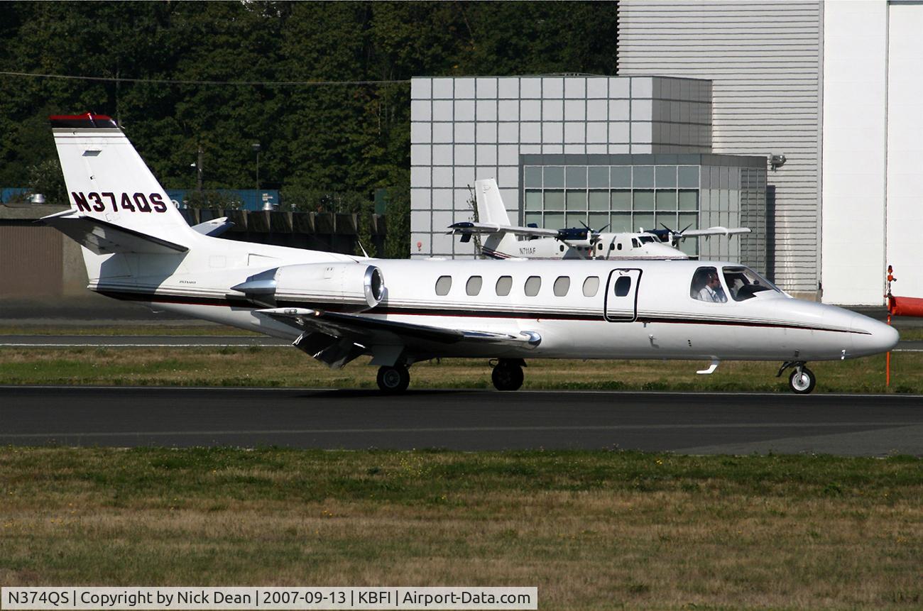 N374QS, 1998 Cessna 560 C/N 560-0475, KBFI