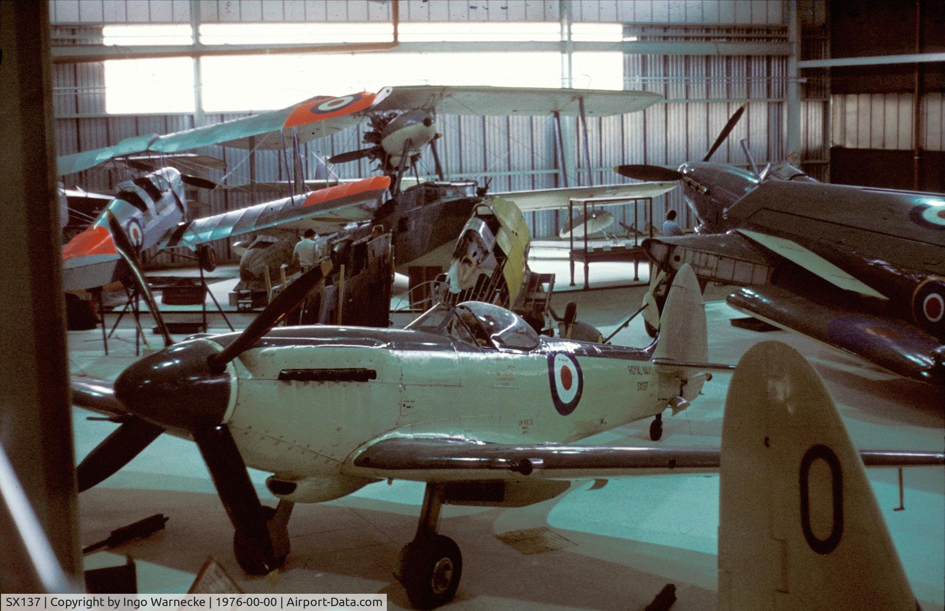 SX137, Supermarine 395 Seafire F.XVII C/N WASE1.5325, Supermarine Seafire F XVII at the Fleet Air Arm Museum Yeovilton