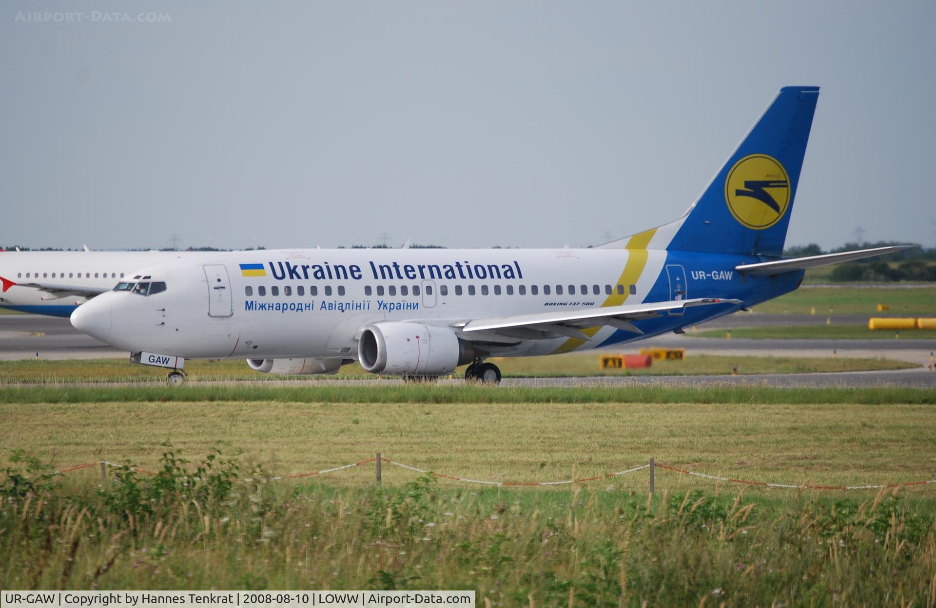 UR-GAW, 1991 Boeing 737-5Y0 C/N 24898, Ukraine International  Boeing 737-500
