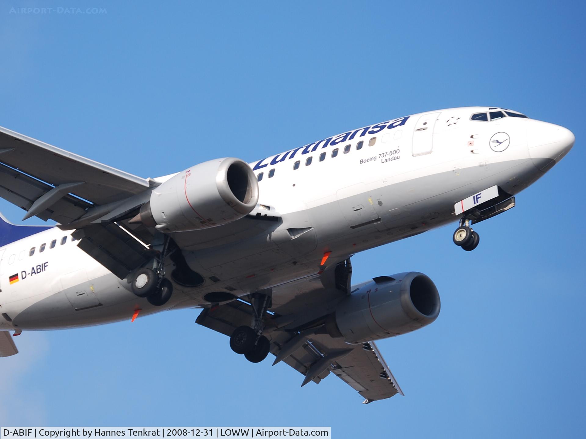 D-ABIF, 1991 Boeing 737-530 C/N 24820, Lufthansa Boeing 737-500 