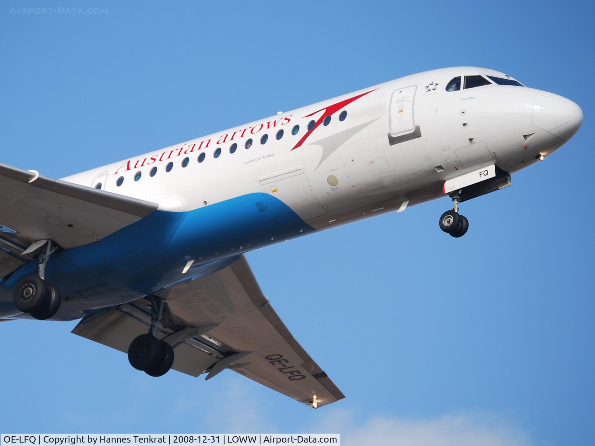 OE-LFQ, 1996 Fokker 70 (F-28-0070) C/N 11568, Austrian arrows Fokker 70 