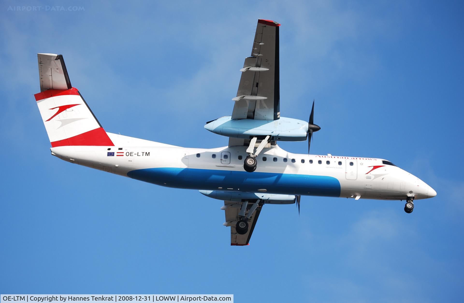 OE-LTM, 1998 De Havilland Canada DHC-8-311 Dash 8 Dash 8 C/N 527, Austrian arrows Dash8-300 