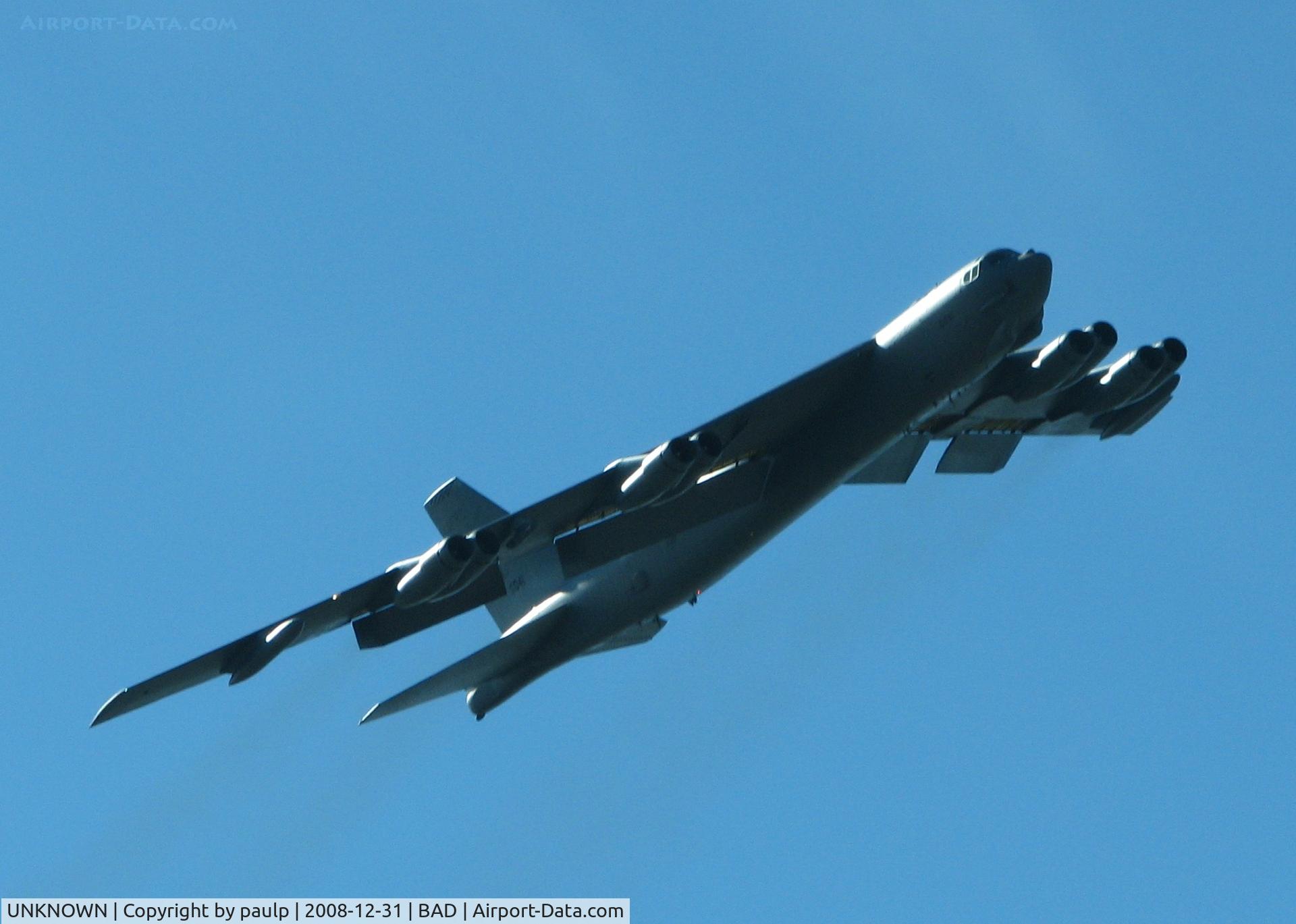 UNKNOWN, Boeing B-52G Stratofortress C/N Unknown, B-52H after taking off from Barksdale Air Force Base, Louisiana.
