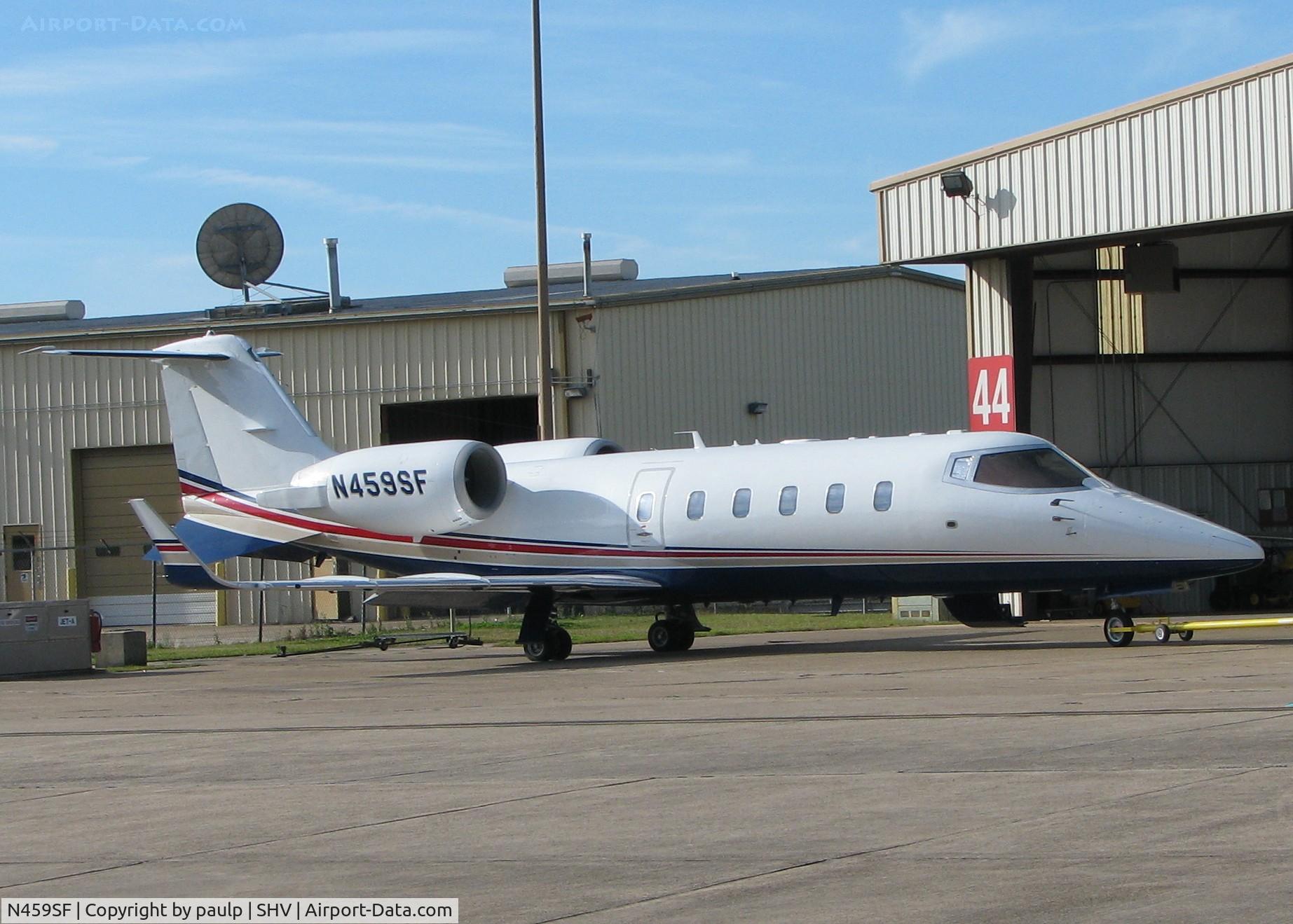N459SF, 1994 Learjet Inc 60 C/N 049, Parked at Shreveport Regional.