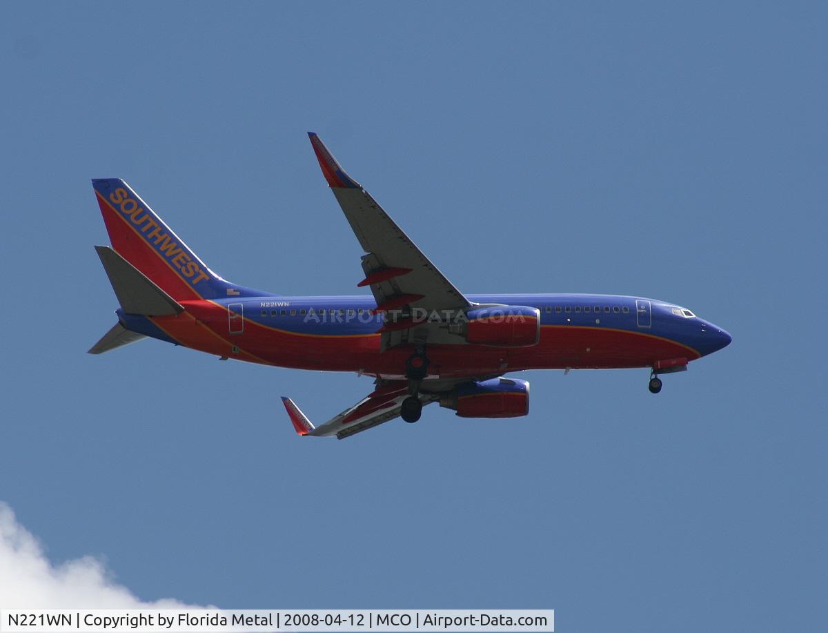 N221WN, 2005 Boeing 737-7H4 C/N 34259, Southwest 737-700