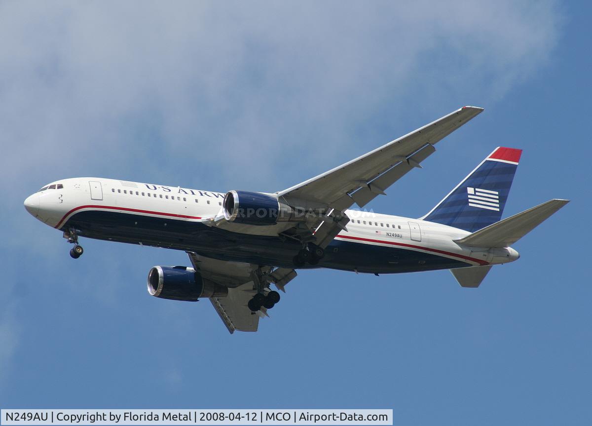 N249AU, 1987 Boeing 767-201 C/N 23901, US Airways 767-200