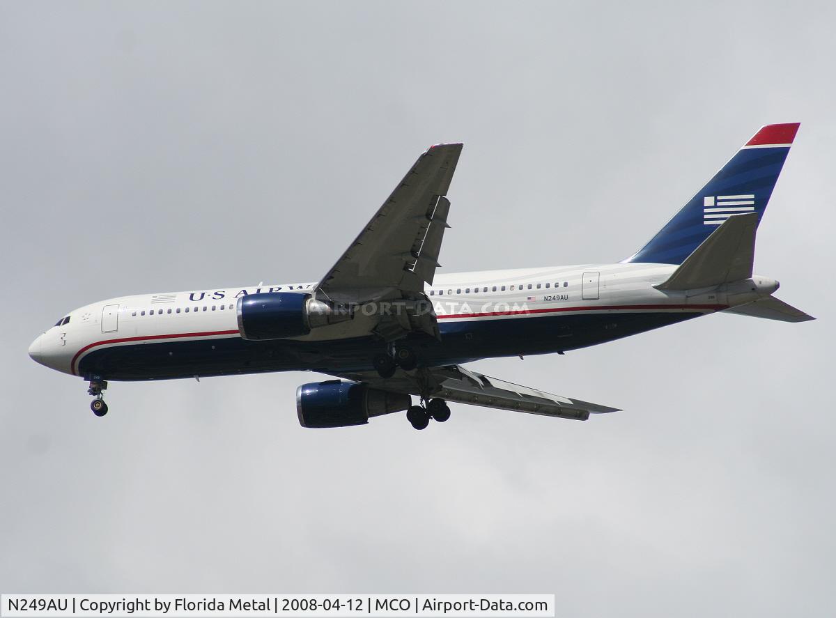 N249AU, 1987 Boeing 767-201 C/N 23901, US Airways 767-200
