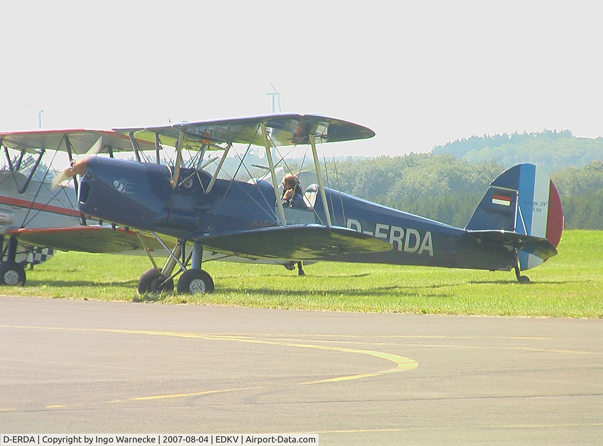 D-ERDA, 1947 Stampe-Vertongen SV-4C C/N 599, Stampe (SNCAN) SV-4C at Dahlemer-Binz airfield