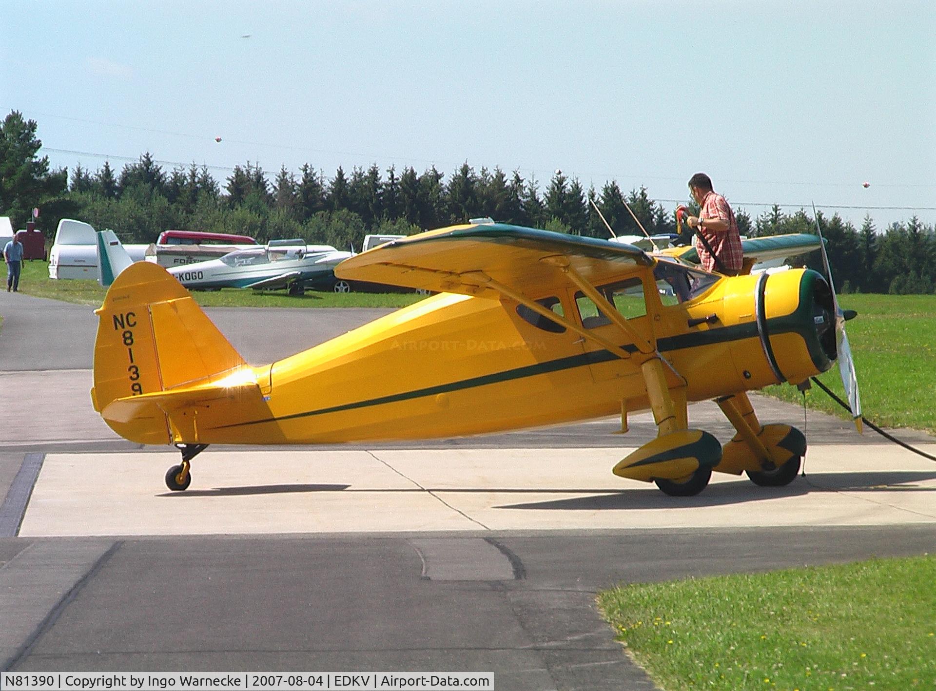 N81390, 1946 Fairchild 24W-46 C/N W46290, Fairchild 24W-46 just arrived in Germany at Dahlemer-Binz airfield