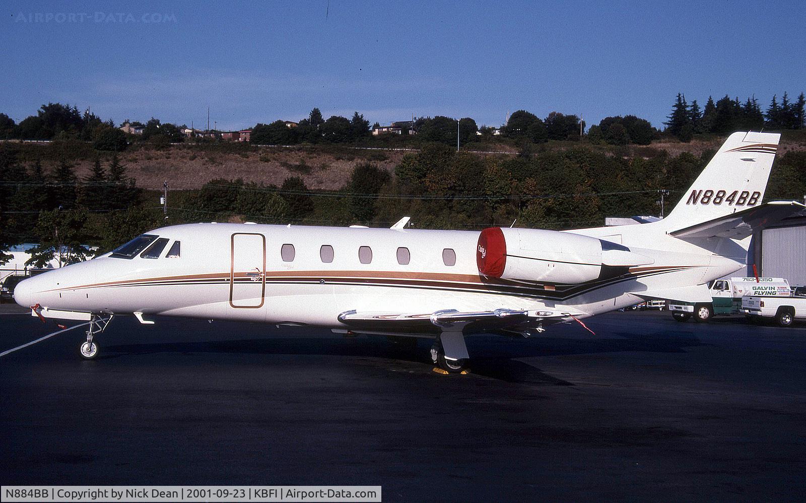 N884BB, 2000 Cessna 560XL C/N 560-5036, KBFI