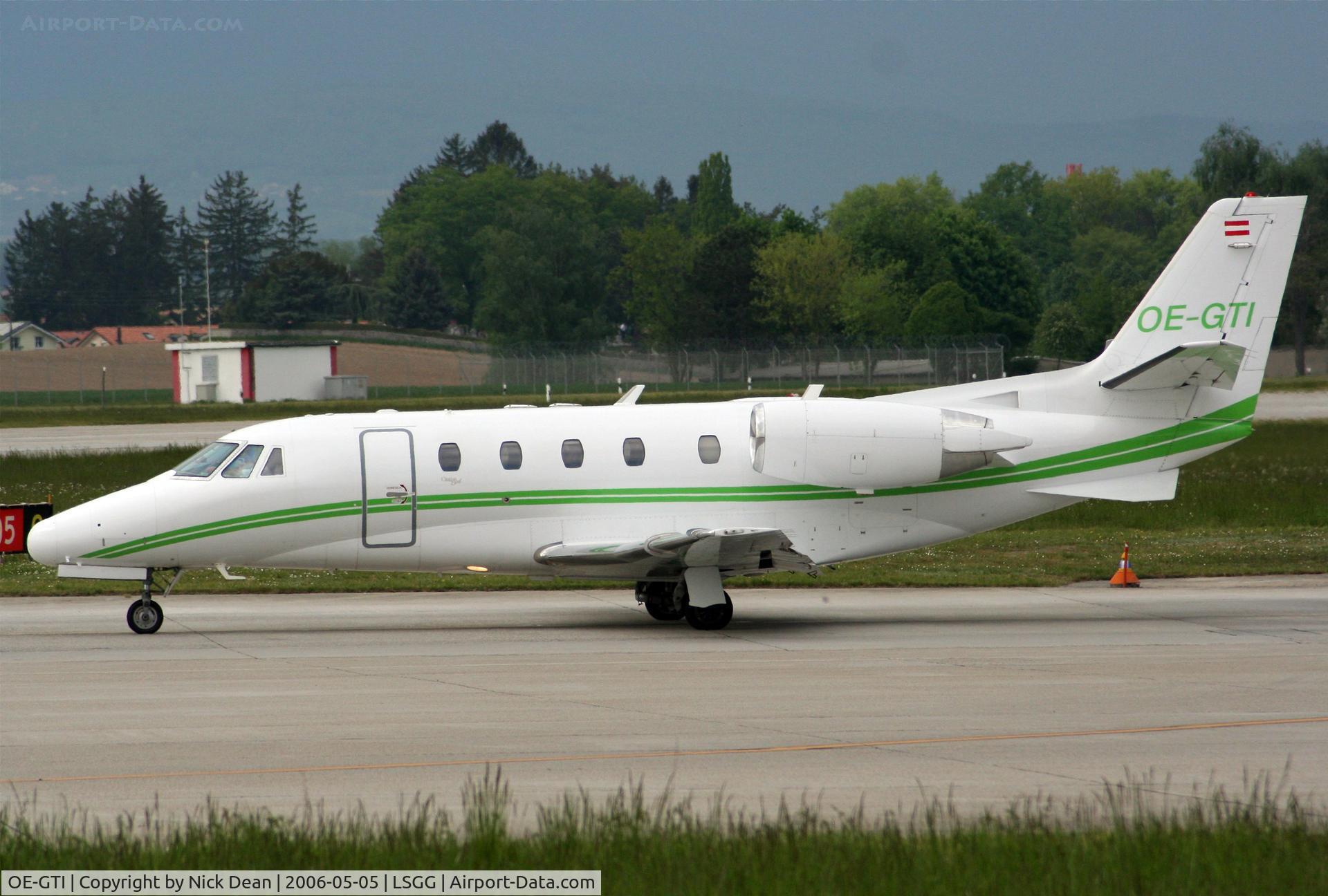 OE-GTI, 1999 Cessna 560XL Citation Excel C/N 560-5037, LSGG