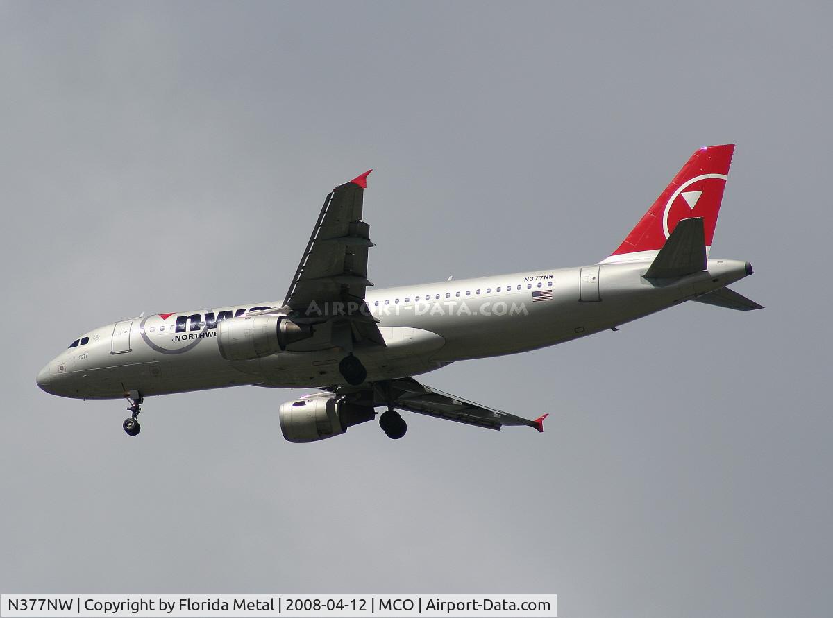 N377NW, 2003 Airbus A320-211 C/N 2082, Northwest A320