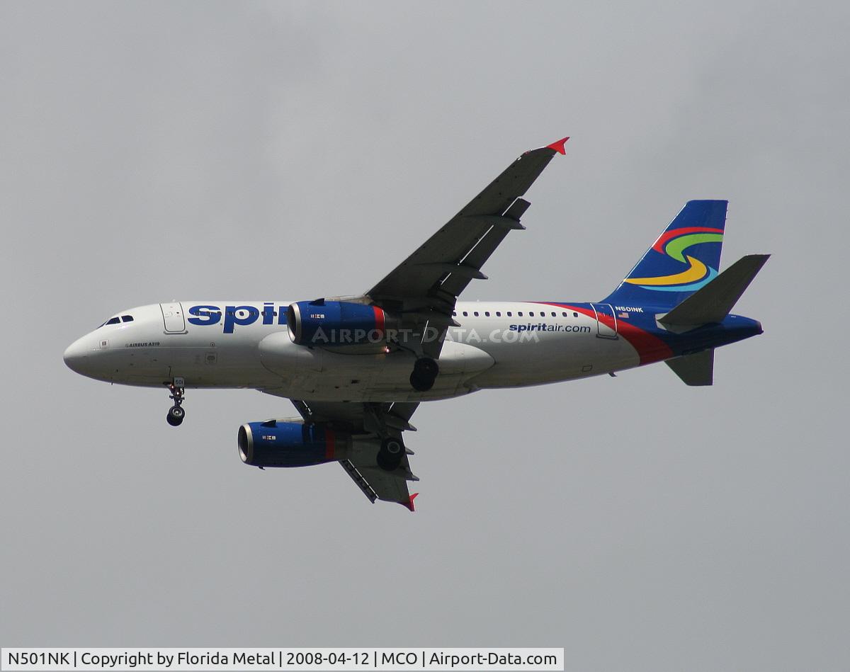 N501NK, 2005 Airbus A319-132 C/N 2424, Spirit A319