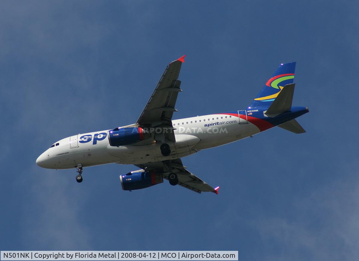 N501NK, 2005 Airbus A319-132 C/N 2424, Spirit A319