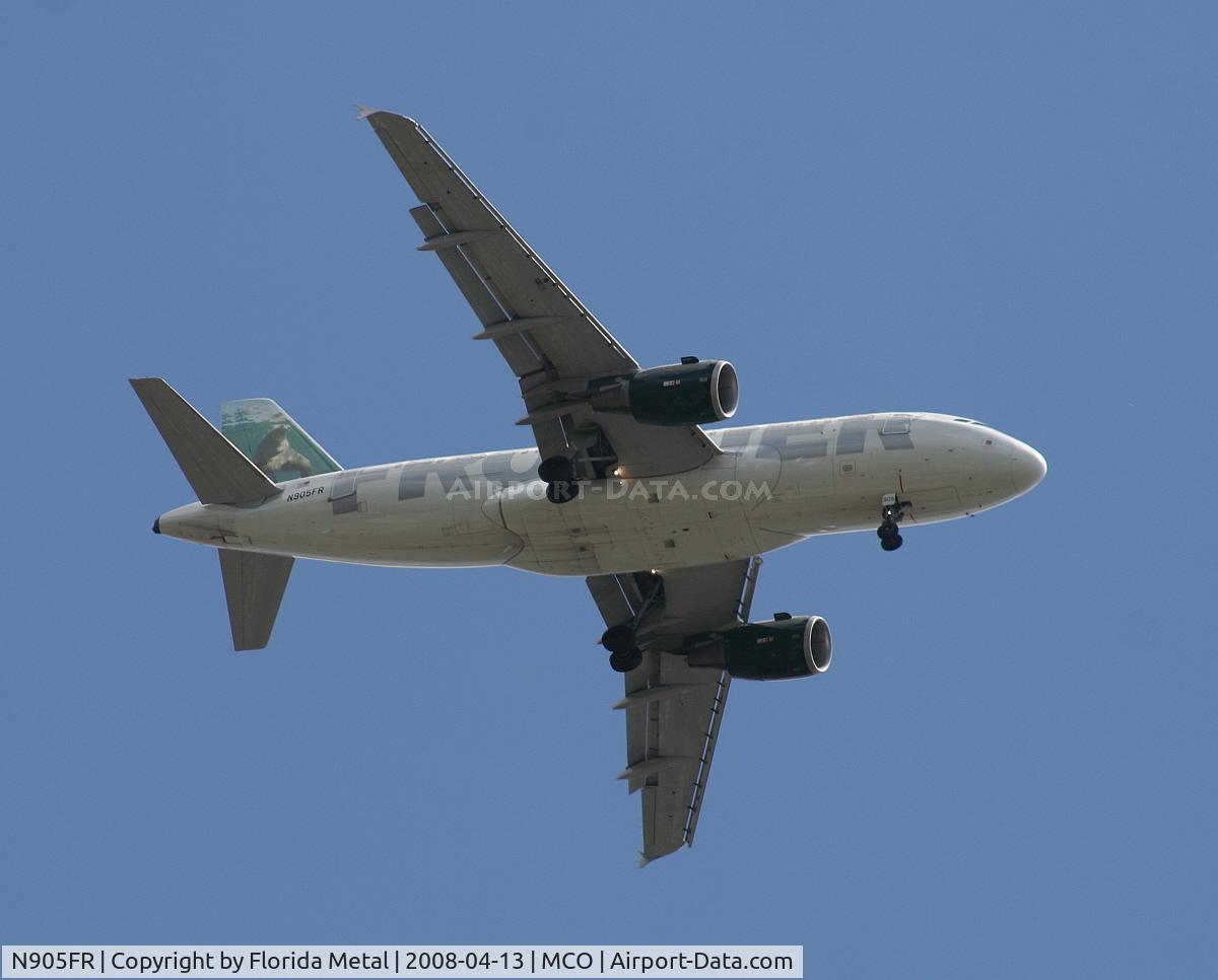 N905FR, 2001 Airbus A319-111 C/N 1583, Frontier 