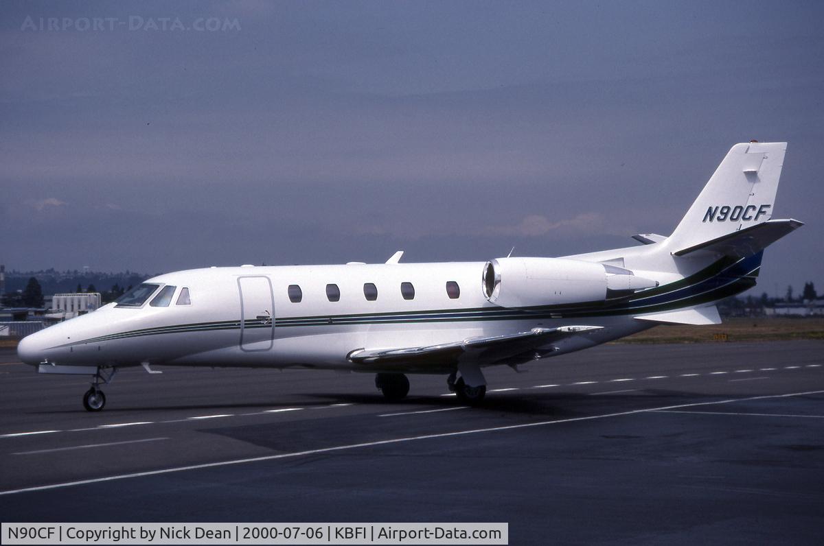 N90CF, 2000 Cessna 560XL Citation Excel C/N 560-5080, KBFI
