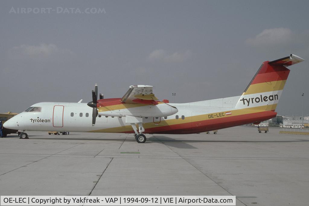 OE-LEC, 1992 De Havilland Canada DHC-8-311 Dash 8 C/N 313, Tyrolean Airways Dash 8-300