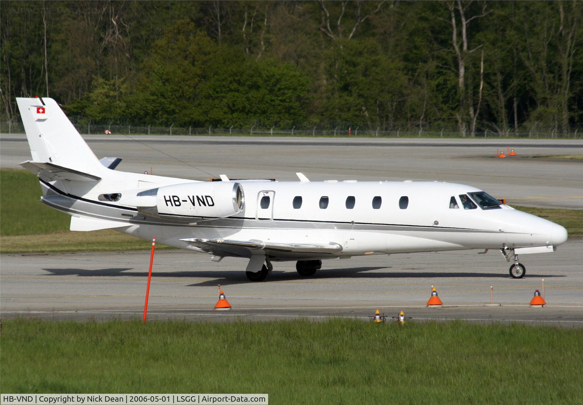 HB-VND, 2000 Cessna 560XL Citation Excel C/N 560-5106, LSGG