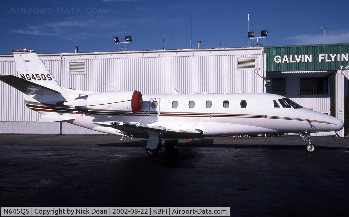 N645QS, 2001 Cessna 560XL C/N 560-5145, KBFI