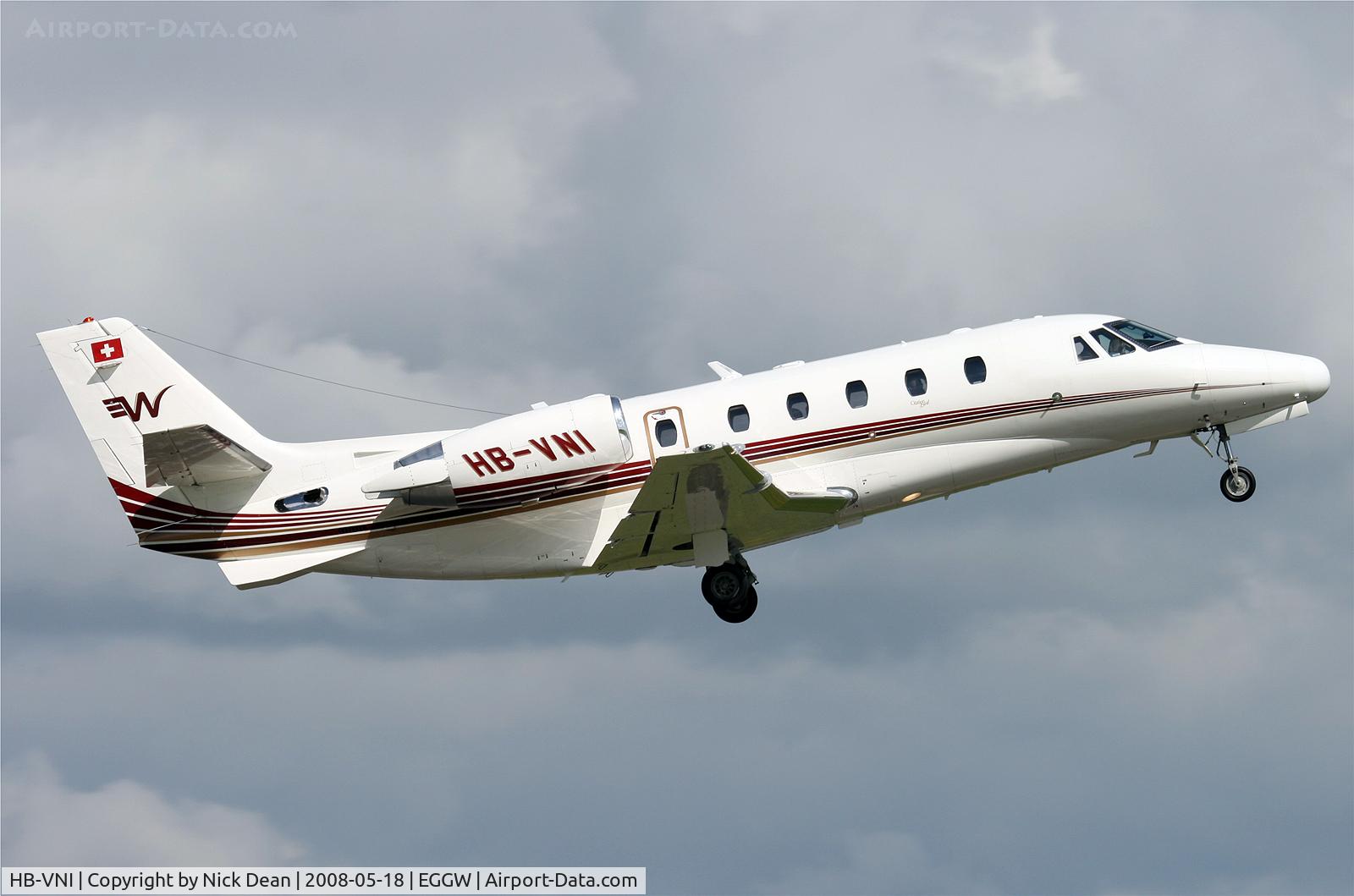 HB-VNI, 2001 Cessna 560XL Citation Excel C/N 560-5154, EGGW