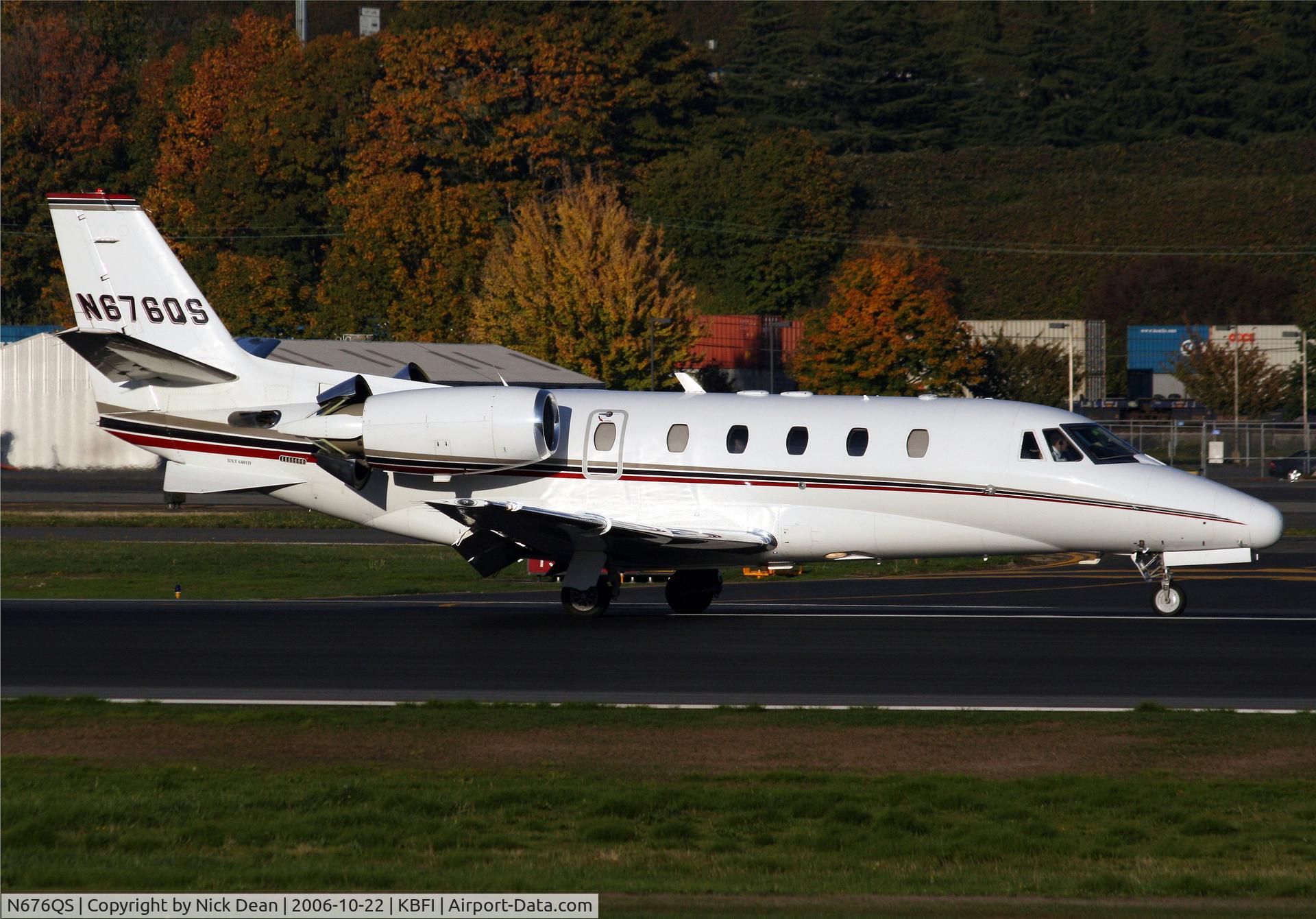 N676QS, 2001 Cessna 560XL Citation Excel C/N 560-5176, KBFI