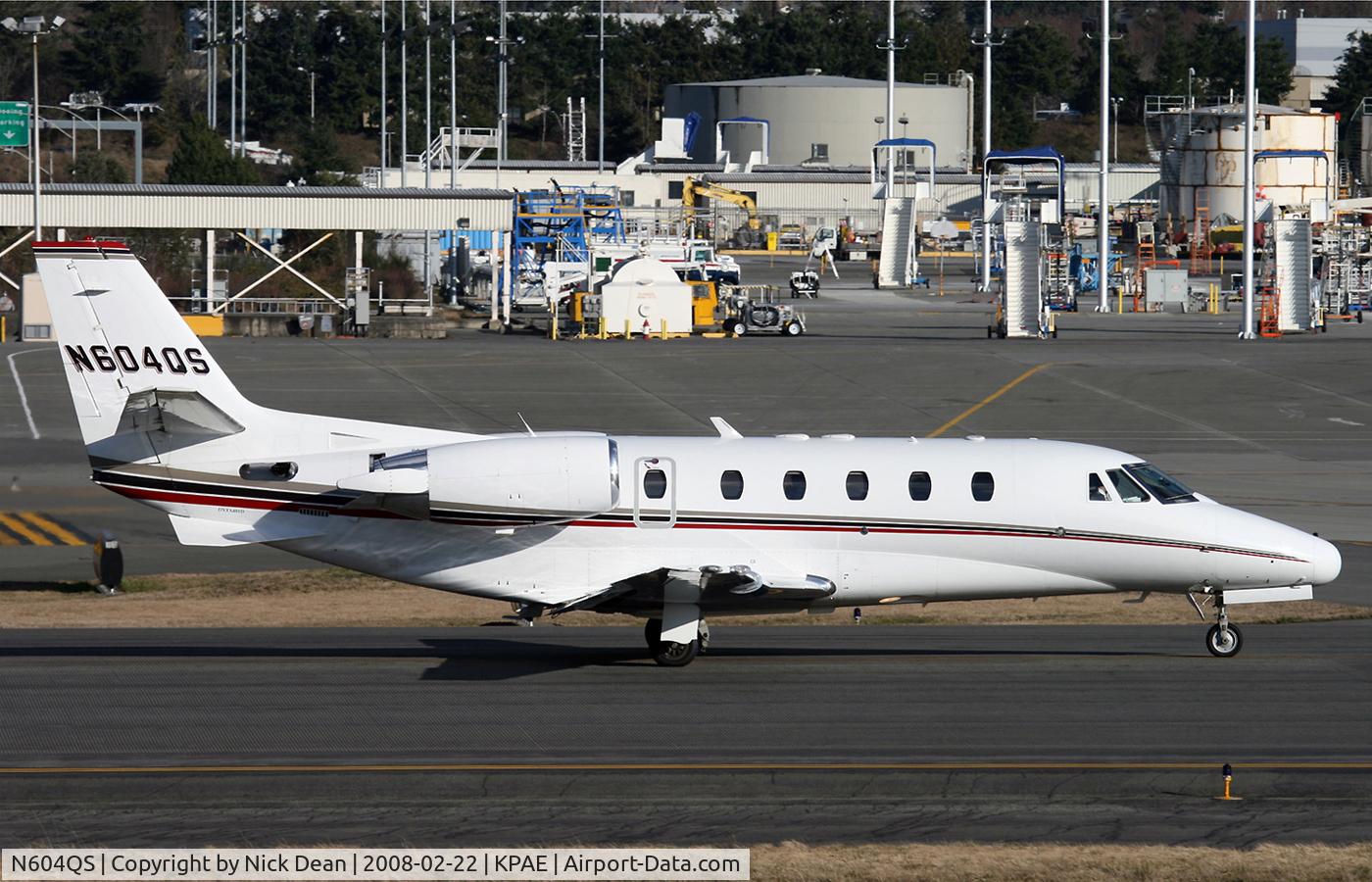 N604QS, 2001 Cessna 560XL Citation Excel C/N 560-5204, KPAE
