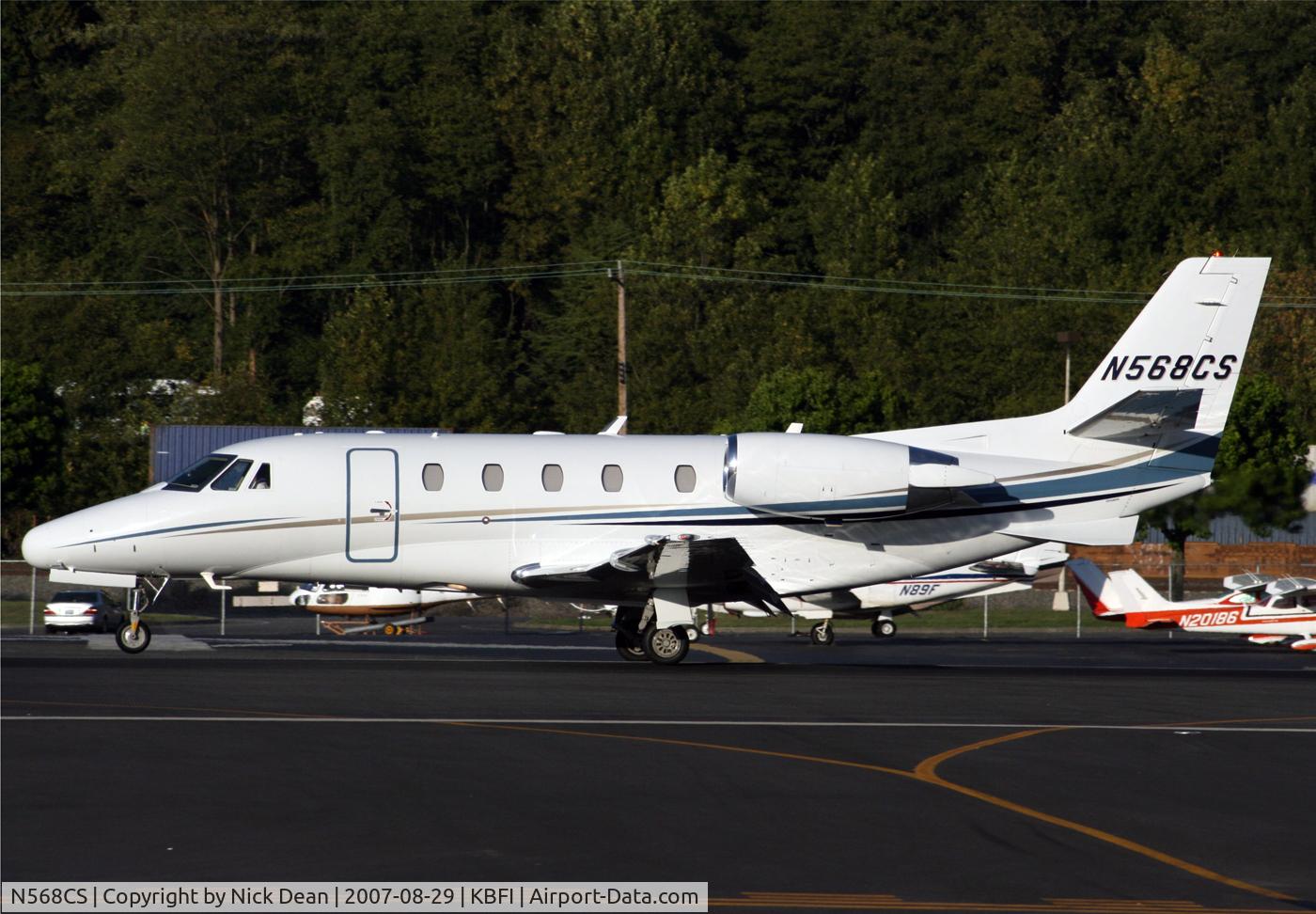 N568CS, 2006 Cessna 560XLS Citation Excel C/N 560-5637, KBFI