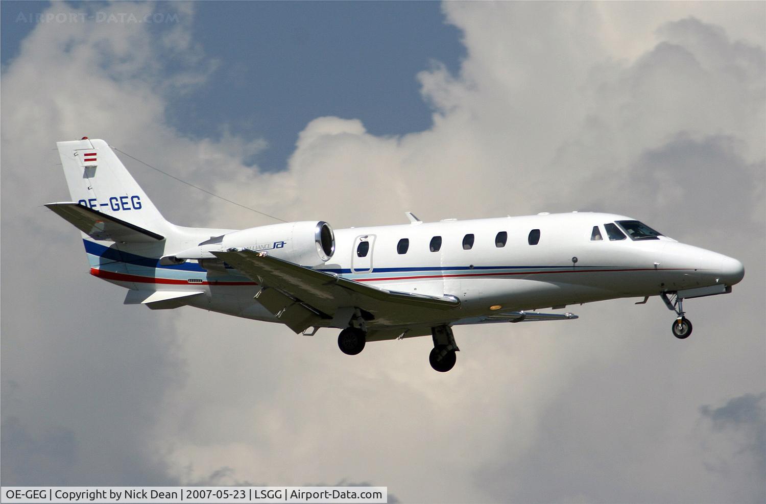 OE-GEG, 2004 Cessna 560XLS Citation Excel C/N 560-5529, LSGG