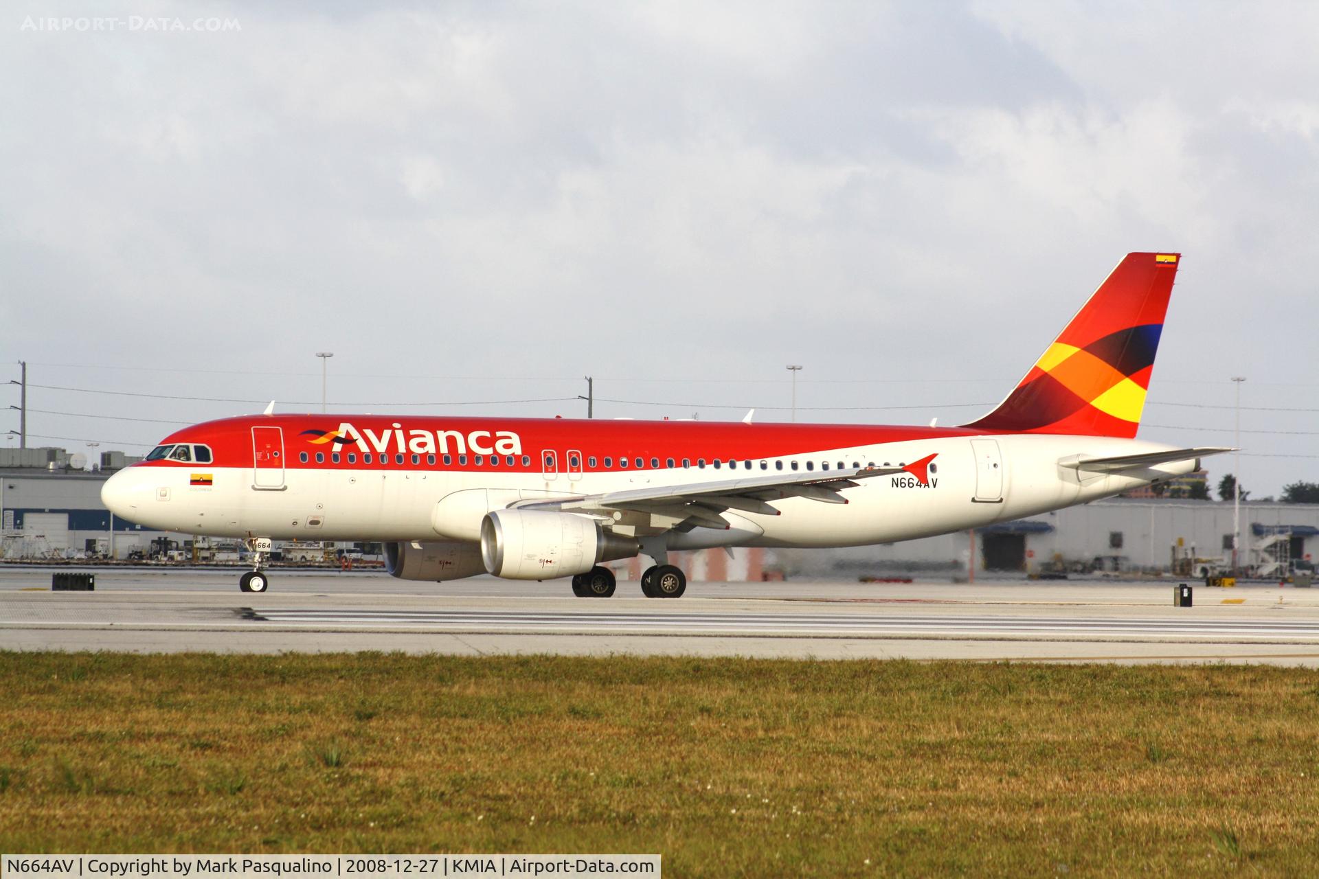 N664AV, 2008 Airbus A320-214 C/N 3664, Airbus A320