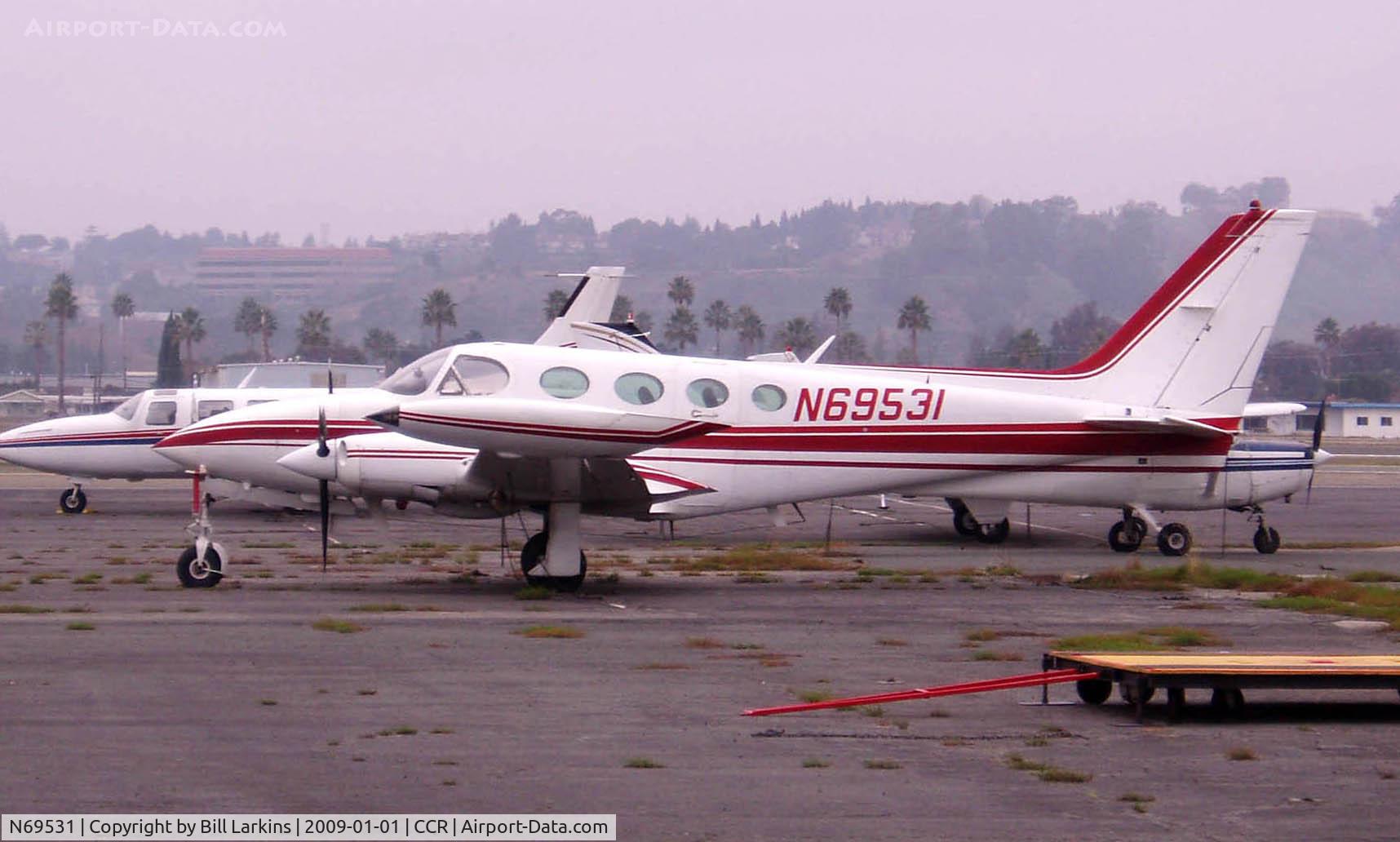 N69531, 1974 Cessna 340 C/N 340-0357, In the fog on New Years Day