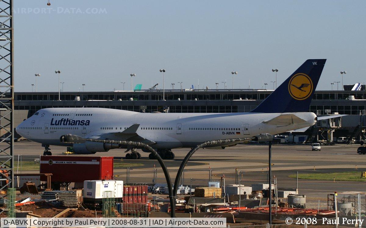 D-ABVK, 1991 Boeing 747-430 C/N 25046, Taxiing out, ready for the long haul