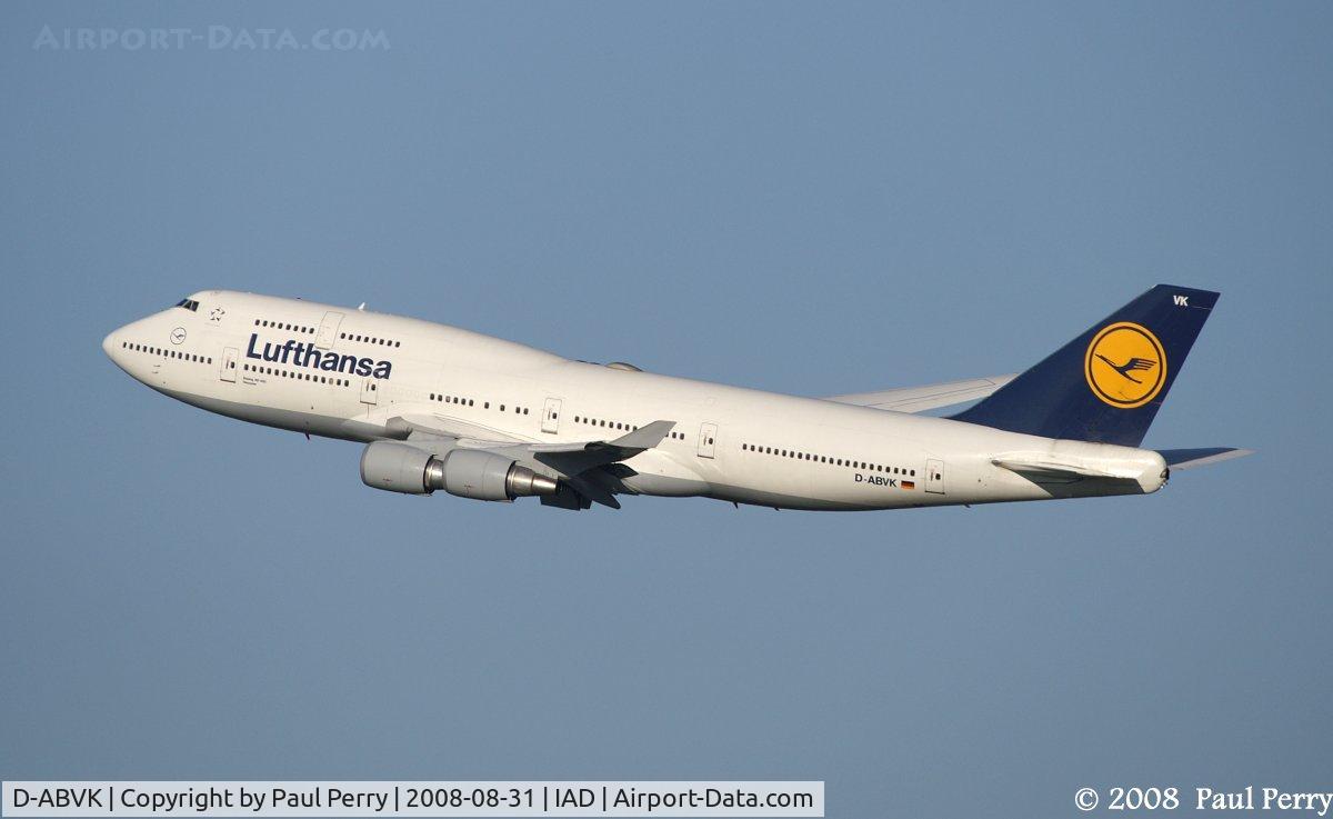 D-ABVK, 1991 Boeing 747-430 C/N 25046, Leaving from Runway 1R