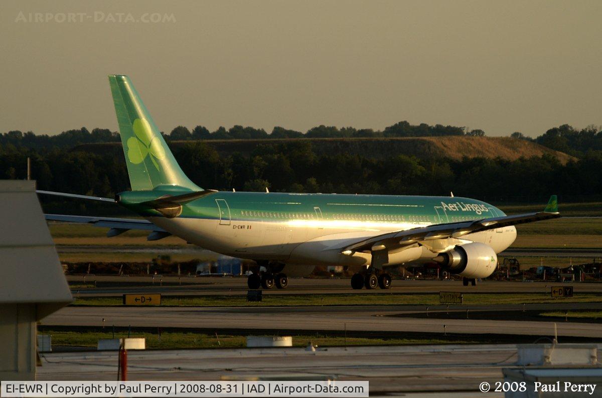 EI-EWR, 2000 Airbus A330-202 C/N 330, Shiny in the setting sun
