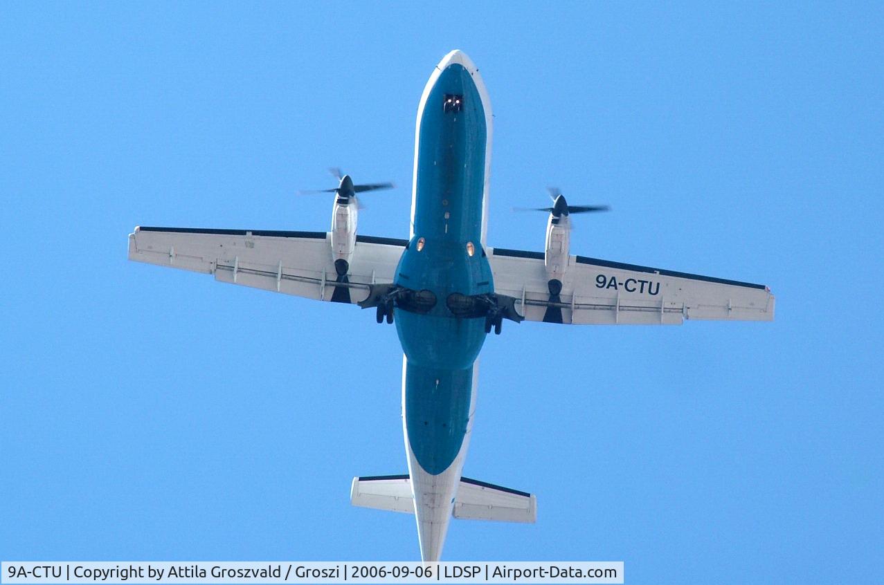 9A-CTU, 1995 ATR 42-320 C/N 394, Above Kastel Stari, landing Split airport.