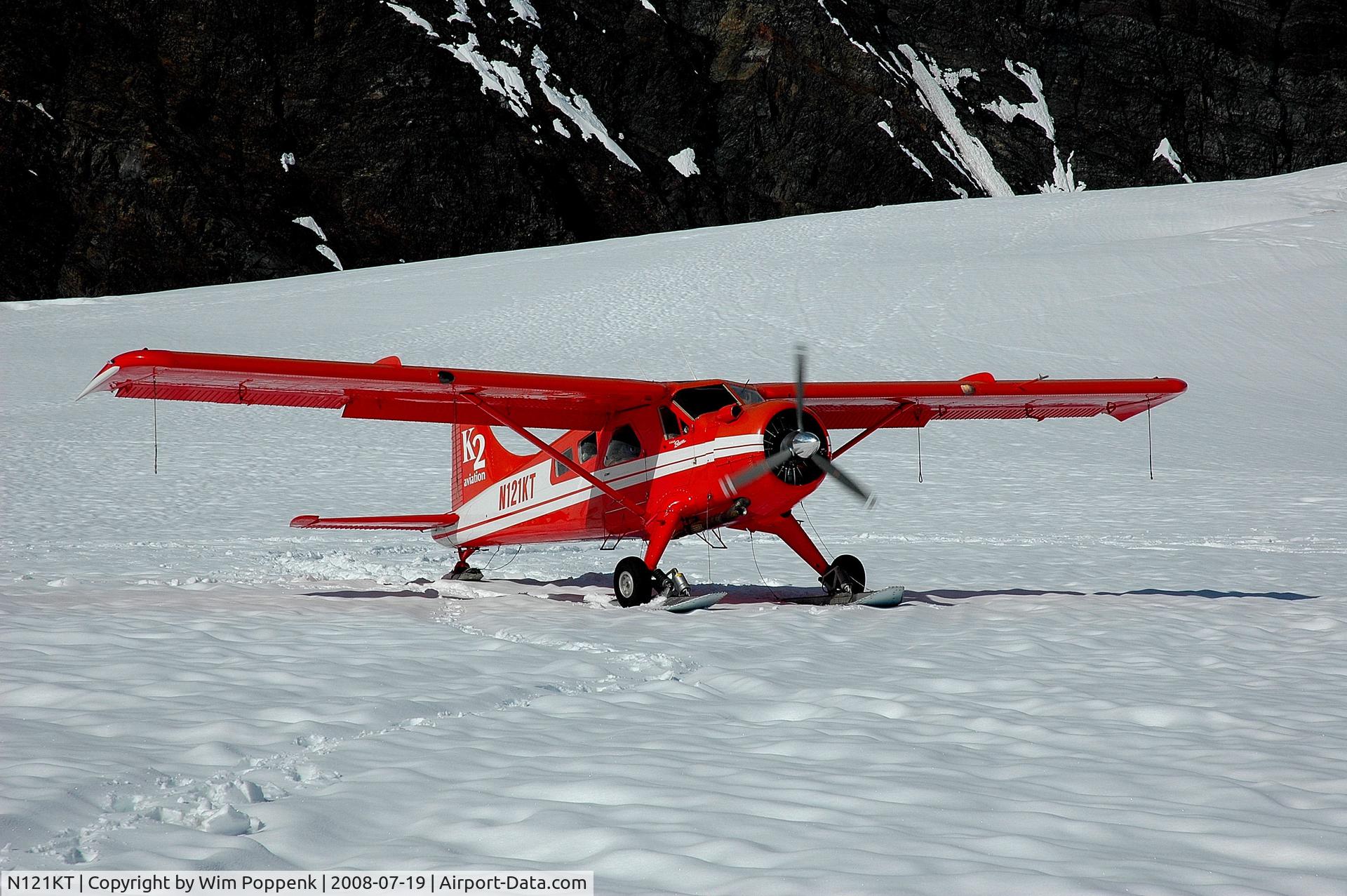 N121KT, 1958 De Havilland Canada DHC-2 Beaver Mk.1 (L20A) C/N 1407, Don Sheldon Amphitheater, Alaska Range, ready to take off